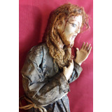 Escultura Madera Antigua Cristo Via Crucis Falta Cruz 30 Cm 