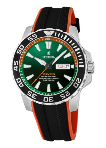 Reloj Festina Buceo 200m Zafiro F20662.2 Local Daddona