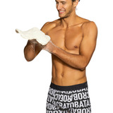 Boxer Letras Algodon Lycra Acrobata Art 5074