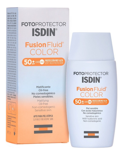 Isdin Foto Fusion Fluid Color 50+ X 50 Ml.