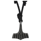 Collar Vikingo De Thor Hammer Mjolnir Para Hombre, Joyería V