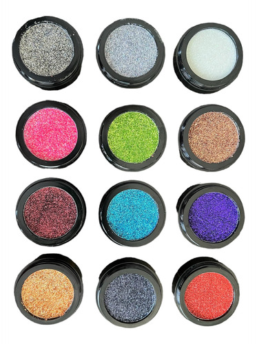 Glitter 24pz Colección Para Ojos, Rostro, Uñas Y Cuerpo.