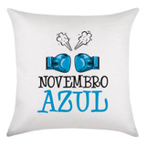 Almofada 30x30 Novembro Azul Luxa Boxe