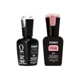 Base Rubber Pink 15ml+clear 15ml Organic Nails