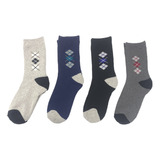 Pack 12 Pares Calcetines De Vestir Para Hombre Algodón 3/4