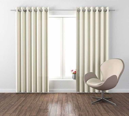 Visillos Velo Cortinas Con Argollas Premium 100% Poliéster 