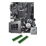 Kit Processador I5 3470 H61 1155 16gb Ssd 240gb Gab. Fonte