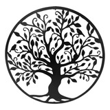Árvore Da Vida Mandala Em Ferro P/ Decoração Parede 55cm