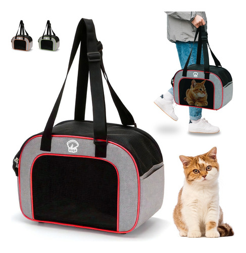 Mochila Transportadora Para Perro Y Gato Portátil Plegable 