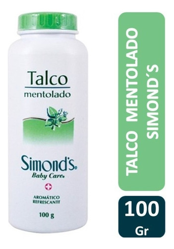 Talco Mentolado Simonds 100 Gr