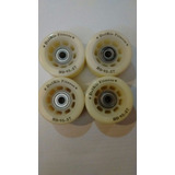 Rueda Patin Roll Agarre 57 Mm  Pack X 4 Unid. C.rulemanes