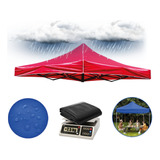 Lona Toldo 3x3 Roja Reforzada +2.5 Kg 420 Dd , Carpa Gazebo