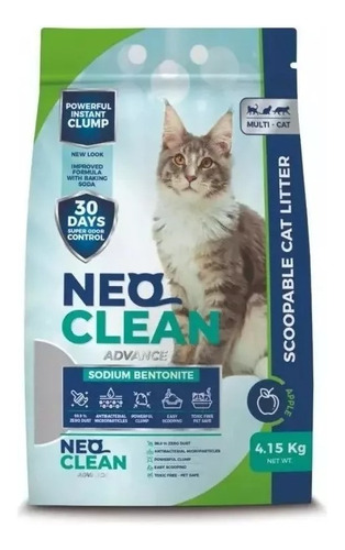 Neo Clean Arena Gato 4.15kg Manzana Ultrabsorbente Sin Polvo