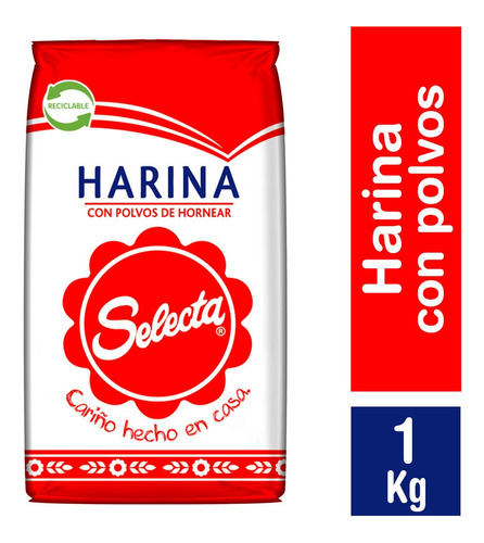 Selecta Harina Con Polvo 1 Kg