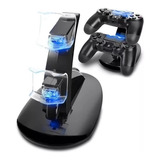 Carregador Duplo Para Controle De Playstation Ps4/slim E Pro