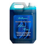 Bidón Shampoo Matizador Azul Blue-max Profesional 5 Litros