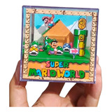Cubo Diorama Super Mario World Modelo 2
