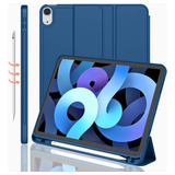 Funda iPad Air 4 Imieet Delgada Soporte Lápiz Azul Marino