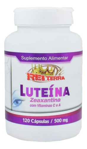 Luteina + Zeaxantina + Vitamina C + Vitamina A 120 Caps Sabor Sem Sabor