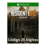 Resident Evil 7 Xbox One Código 25 Dígitos