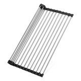 Escurridor De Platos Plegable Nilehome, Acero Inoxidable 304