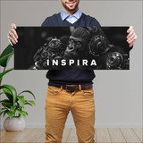 Cuadro 30x80cm Empresa Motivacional Inspira