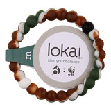 Pulsera Brazalete Silicon Ecologico Lokai Color Camuflaje Diámetro 9 Cm Largo 19 Cm Tamaño De La Muñeca M