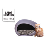 Cucha Eggys Chica Perros Gato Cama Moises Colchon Color Gris