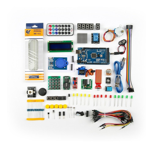 Kit Avançado Placa Mega Compatível Com Arduino Completo Nfe