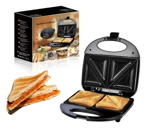 Sandwichera Electrica Parrilla Panini Antiadherente 750w