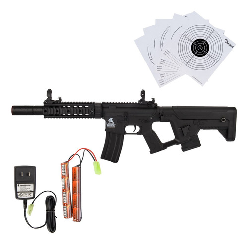 Rifle Airsoft Lancer Tactical Lt-15bbl-g2 6mm Negro Xchwsc