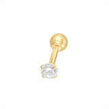 Piercing Tragus Helix Cartilagem Ouro Puro 18k