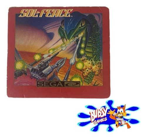 Mega Drive Sega Cd Sol-feace Somente A Capa Para Completar