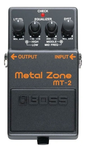 Pedal De Efectos Boss Metal Zone Mt-2 Para Guitarra.