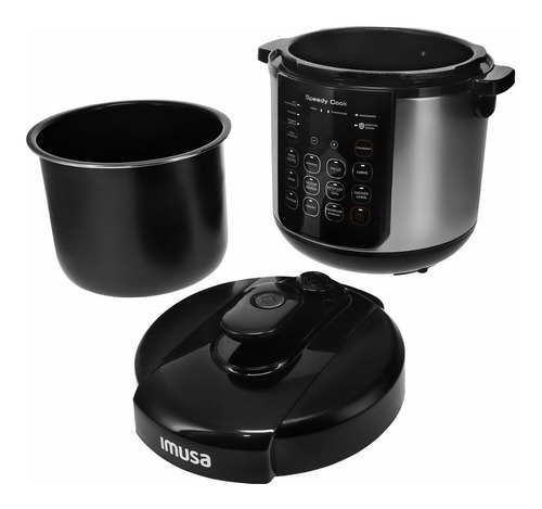 Olla Multi Función Imusa 5 Litros Speedy Cook Negro