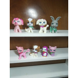 Lote Com 8 Bichinhos Littlest Pet Polly Pocket