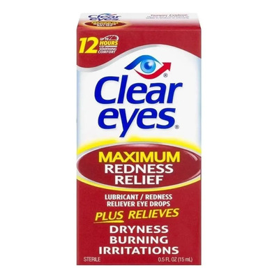 Gotas para ojos Clear Eyes Maximum Redness Reliel, 15 ml | Meses sin interés