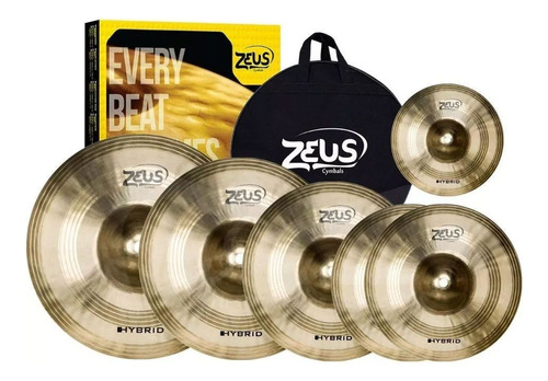 Kit Pratos Para Bateria Zeus Hybrid Set E Liga B-20