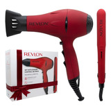 Combo Secador + Planchita Revlon Estilizador Control Frizz