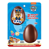 Set 2 Moldes Placa Huevo Paw Patrol Pascuas -ciudad Cotillón