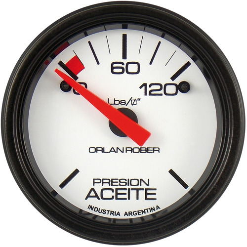 Presion Aceite Orlan Rober Classic 52mm Electrico 120psi 24v