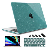 Funda May Chen Para Macbook Air 13 M2 + C/teclado Glittert