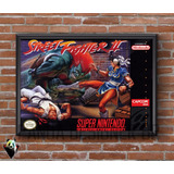 Quadro Street Fighter 2 Snes Super Nintendo Game Retro