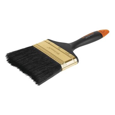 Brocha Profesional 4 Pulgadas Mango Plástico Truper Expert Cerdas Negro | MercadoLibre