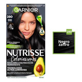 Tinte Garnier Nutrisse Mascarilla Color 280 Negro Zafiro