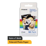 50 Hojas De Papel Fotográfico Premium Polaroid Zink 2 X 3, S