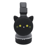 Audifonos Bluetooth Inalambricos Diadema Radio Fm Gatito