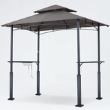 Abccanopy 8'x 5' Parrilla Gazebo Doble Nivelado Para Barbaco