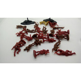 Lote Mini Soldadinhos Plastico 2.5 Cm Para Diorama