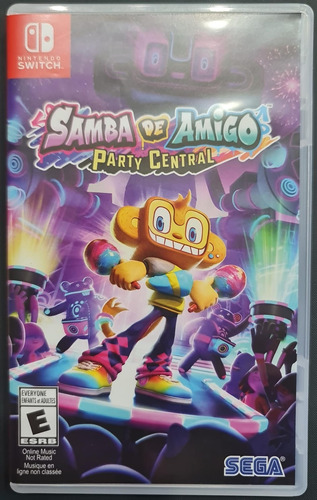 Jogo Switch Samba De Amigo Party Central Fisico